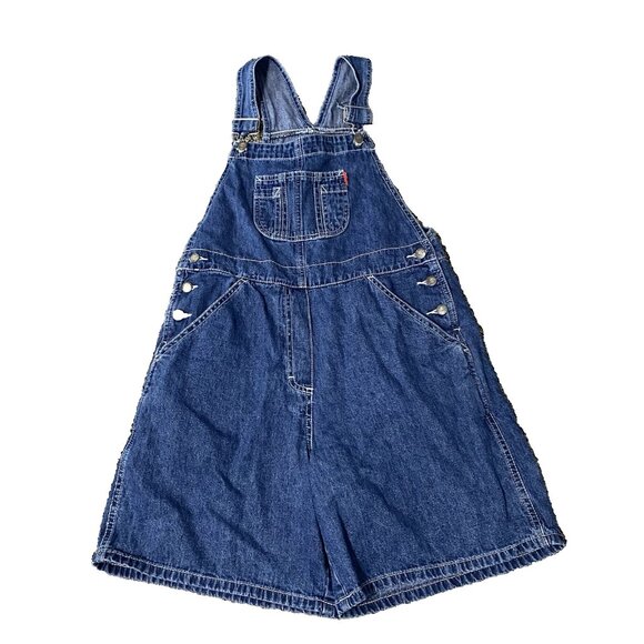 Vintage 90's Esprit Overall Short Academia School Girl XL - Picture 1 of 6